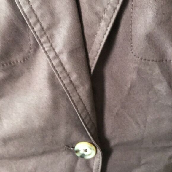 White House Black Market Brown Utility Jacket - Picture 6 of 12